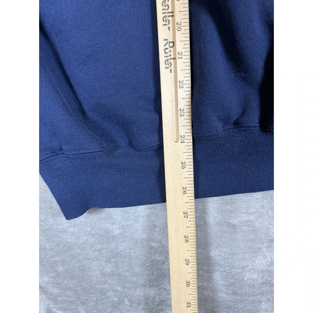 Vintage Russell Athletic Sweatshirt Mens XL Blue Crewneck USA Made 90s Blank
